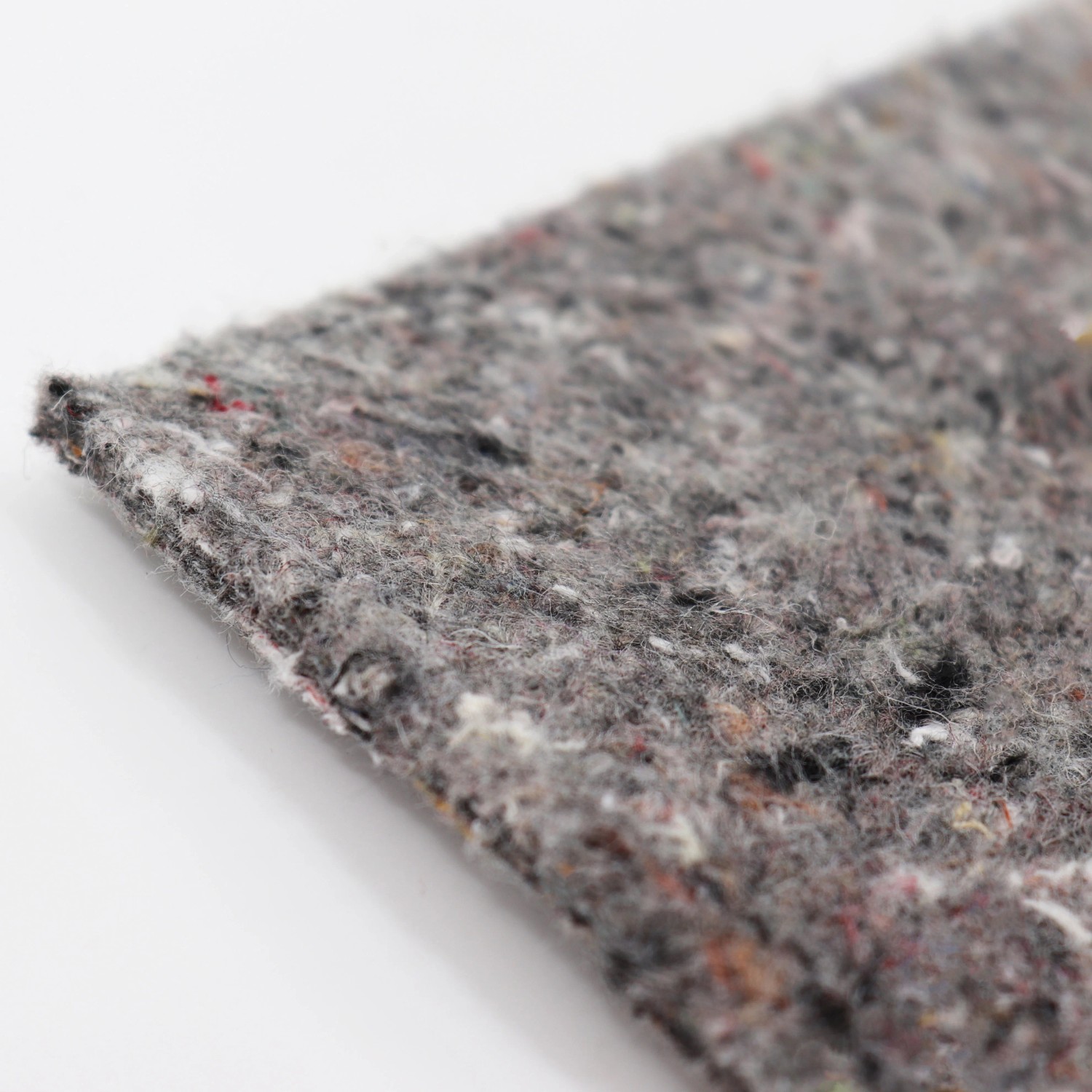 Graues Aquagart Teichvlies 1000g, Schutzvlies für Teichfolie, Detailansicht.