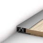Abschlussprofil Silber zum Klicken für Laminat & Parkett, 2700 mm lang.