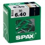 Verpackung Spax Nageldübel Typ-ND 6x40 mm, 50 Stück, grüne Dübel mit vormontierter Schraube.