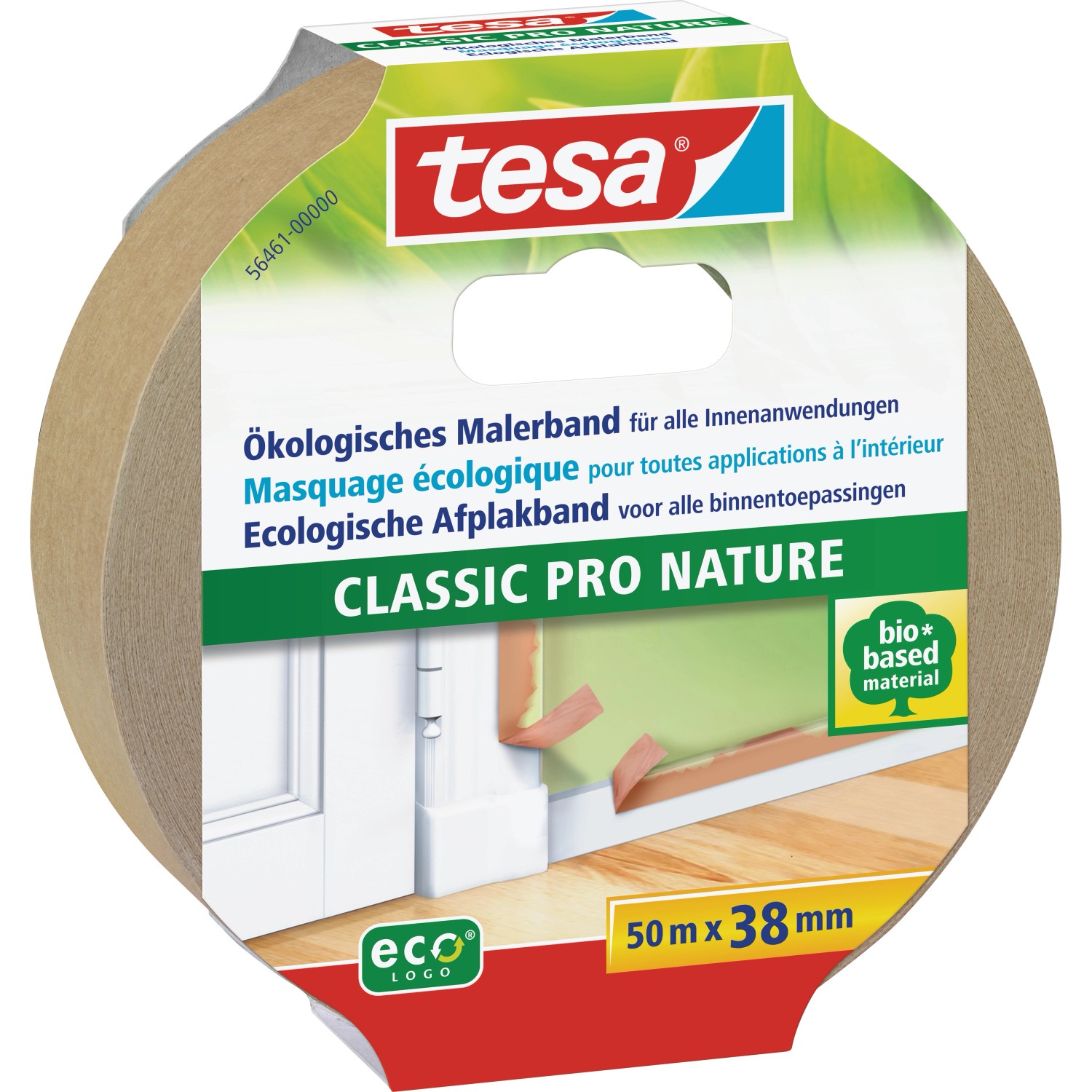 Tesa Maler-Krepp Eco Premium Braun 50 m x 38 mm