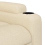 vidaXL Massage-Relaxsessel Cremefarbener Stoff 3206004_9