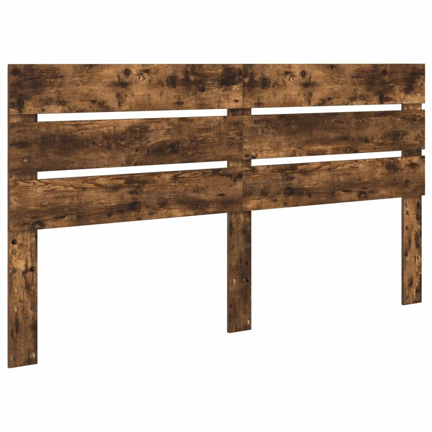 vidaXL Kopfteil mit Kopfteil Geräucherte Eiche 200 cm Holzwerkstoff 887509
