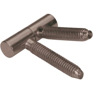 Hettich Einbohrband, 8x28 mm, vermessingt, für Möbel und Fenster bis 10 kg.