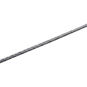 Seilflechter Yachtschot Tornado, weiß-grau, Ø 11mm, Meterware. Geflochtenes Seil für den Segelsport.