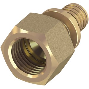 Teceflex Übergangsmuffe 25 mm x Rp 1 aus Siliziumbronze für Gewindefittings.