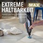 Dremel Schleifscheiben-Set Max SC411DM im Einsatz: Schleifen von Holz mit Miniaturwerkzeug für präzise Ergebnisse.