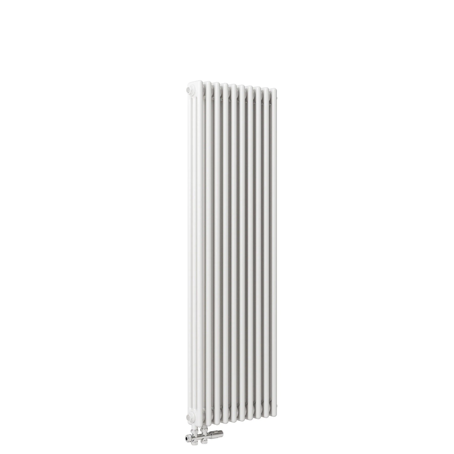 AICA Traditioneller Heizkörper 1500 x 470 mm 1670W Dreilagig Gusseisenstil Weiß