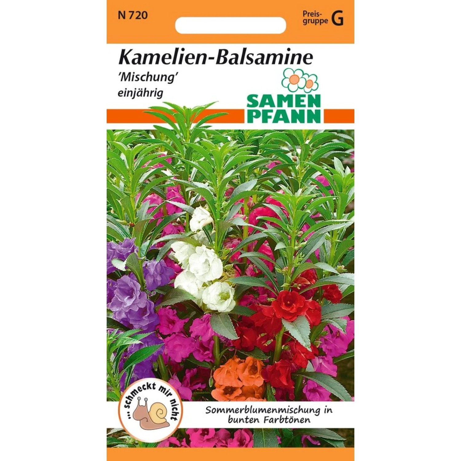 SAMEN PFANN Kamelien-Balsamine - Antischnecken