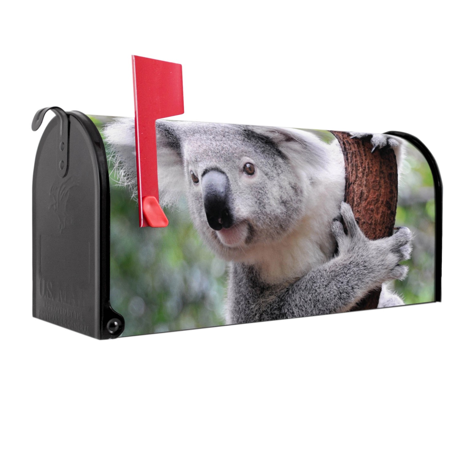 Banjado Amerikanischer Briefkasten Schwarz 48x22x16cm US Mailbox Letterbox günstig online kaufen