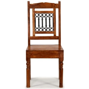 vidaXL Esszimmerstühle 2 Stk Massivholz mit Honigfarbenem Finish 245644