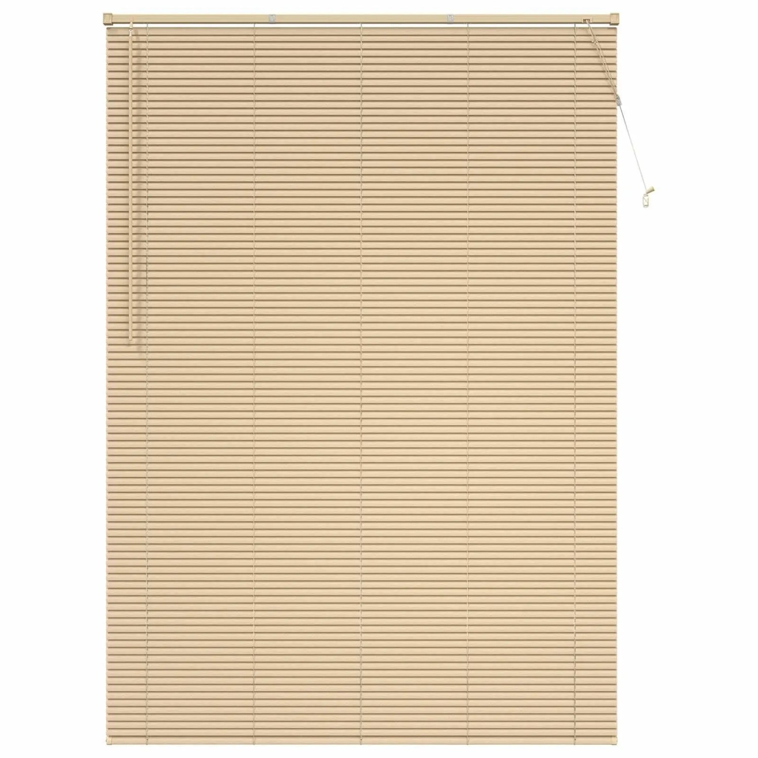 vidaXL Venetianer Jalousie Hellbraun mit Muster 213 x 130 cm PVC 42003780 günstig online kaufen