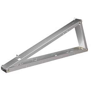 Absaar Solar Boden- und Flachdachhalterung aus Aluminium, Neigungswinkel einstellbar.