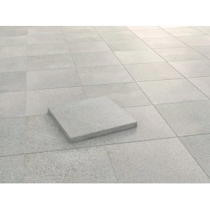 Terrassenplatte Naturstein Rot-Bronze, 40x40x3 cm. Quadratische Gehwegplatte für Terrasse und Garten.