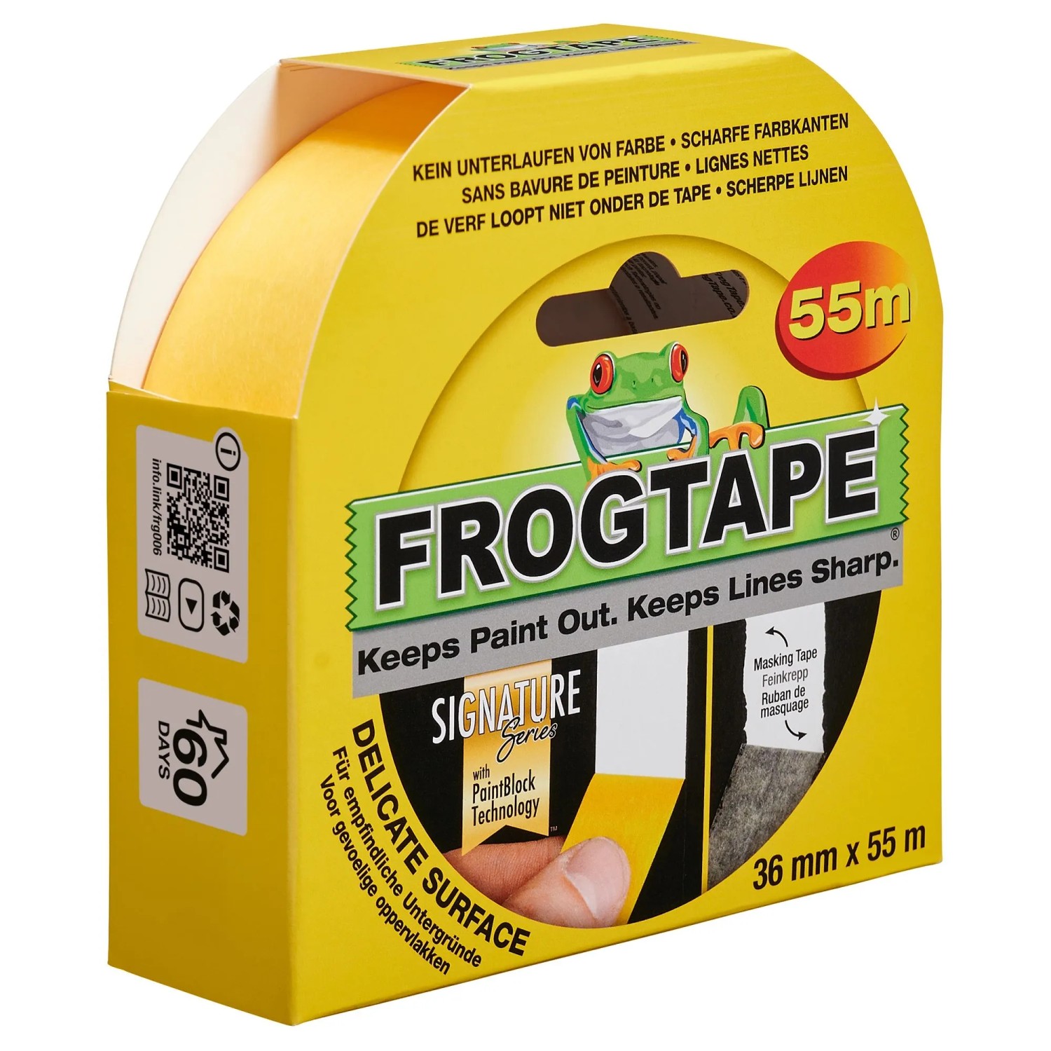 FrogTape Washi-Malerband Delicate 36 mm Länge 55 m