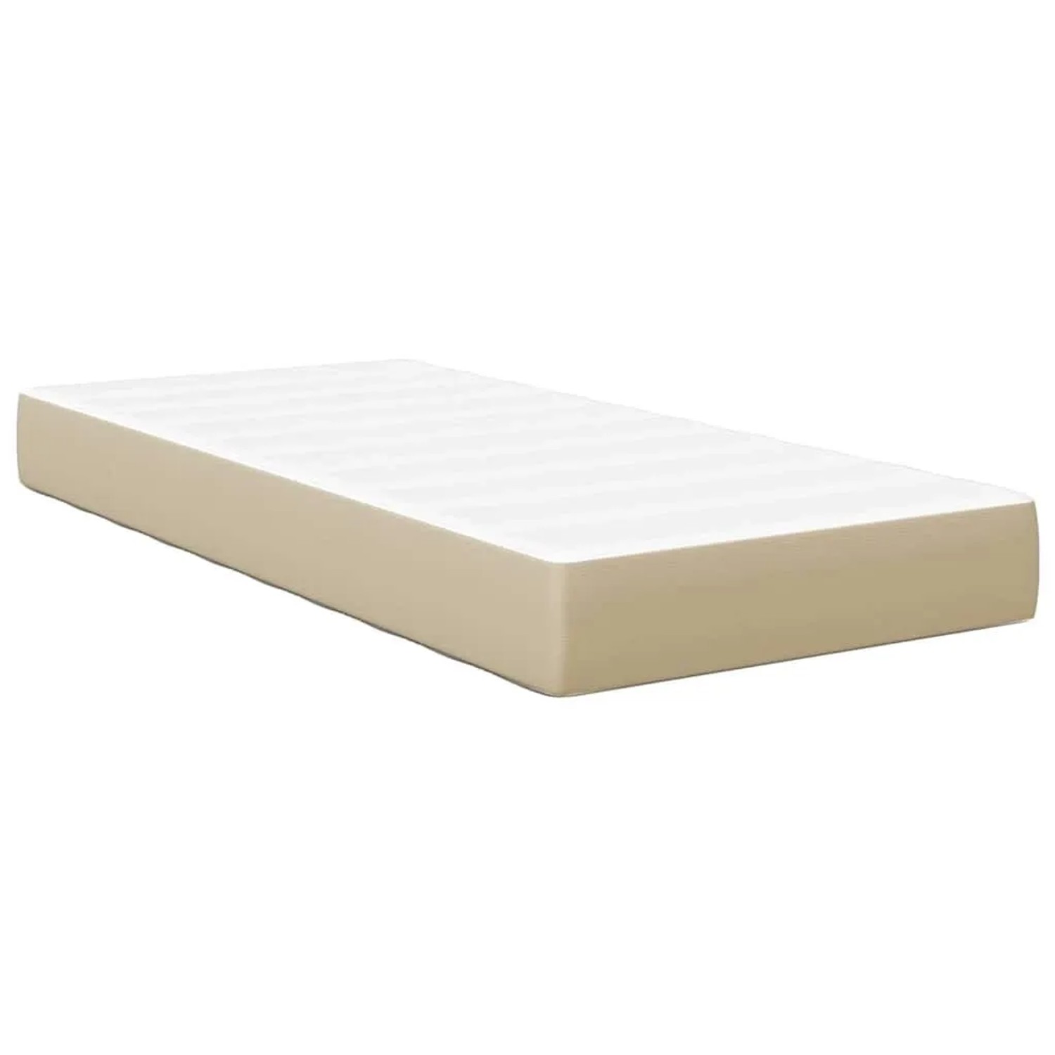 vidaXL Bettmatratze mit Matratze Grün 80 x 200 cm Stoff 42008260