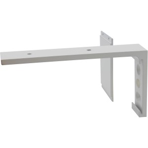 Mydeco Gardinenstangen-Halterung Smart, Abstand 11,5 cm, weiße Wandhalterung für Gardinenstange.