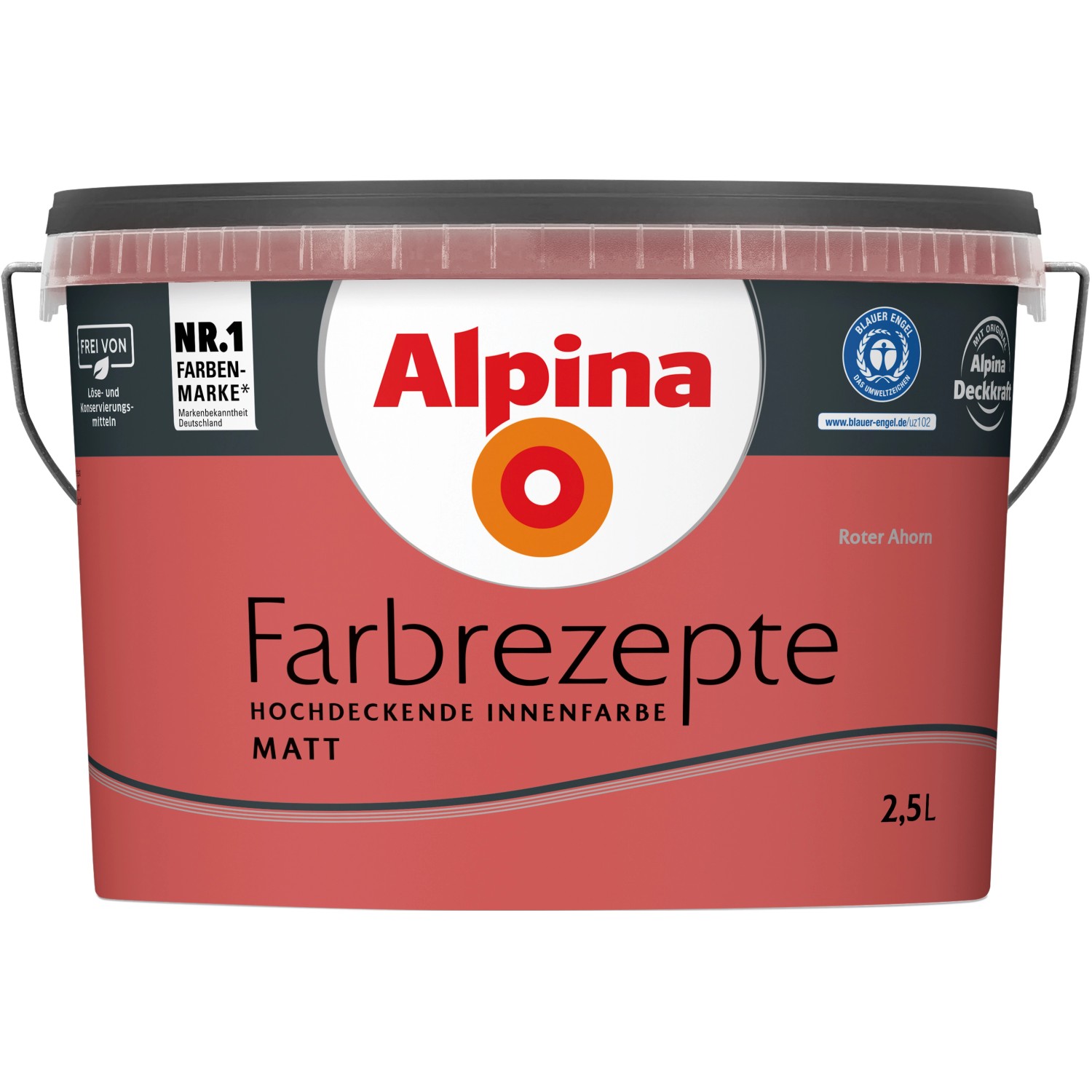 Alpina Farbrezepte Roter Ahorn matt 2,5 Liter