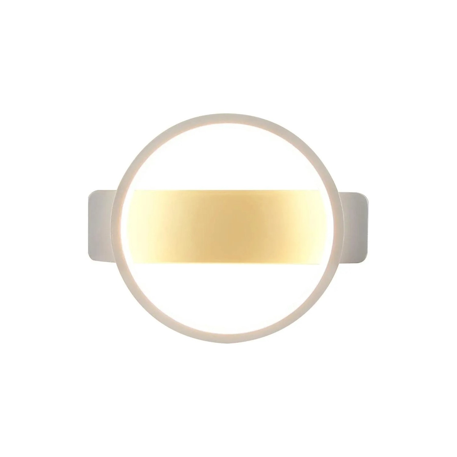 NETTLIFE Applique Murale LED D'intérieur Blanche Moderne 7w 3000k Éclairage Mural