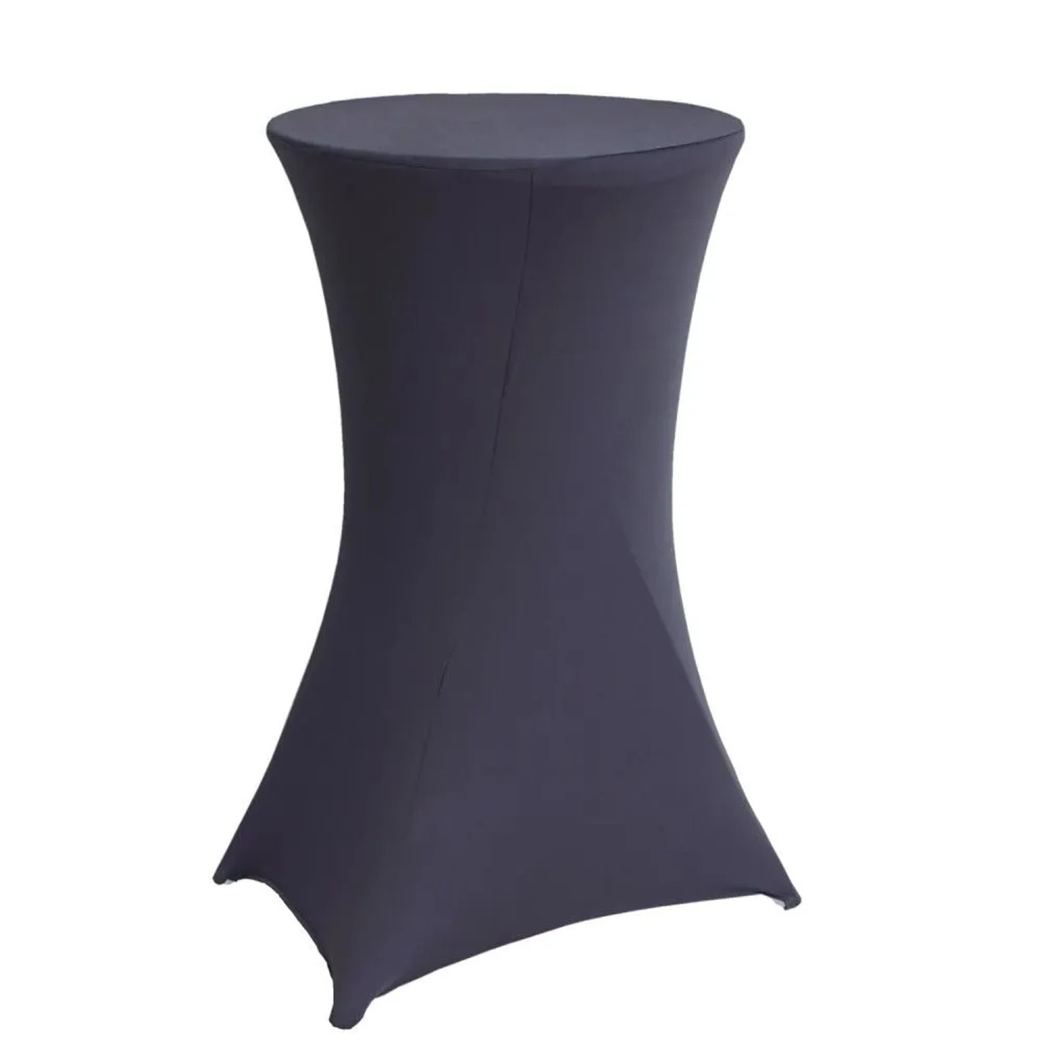 TRUTZHOLM Stehtisch Mit Anthraziter Husse Durchmesser 60cm Klappbar günstig online kaufen