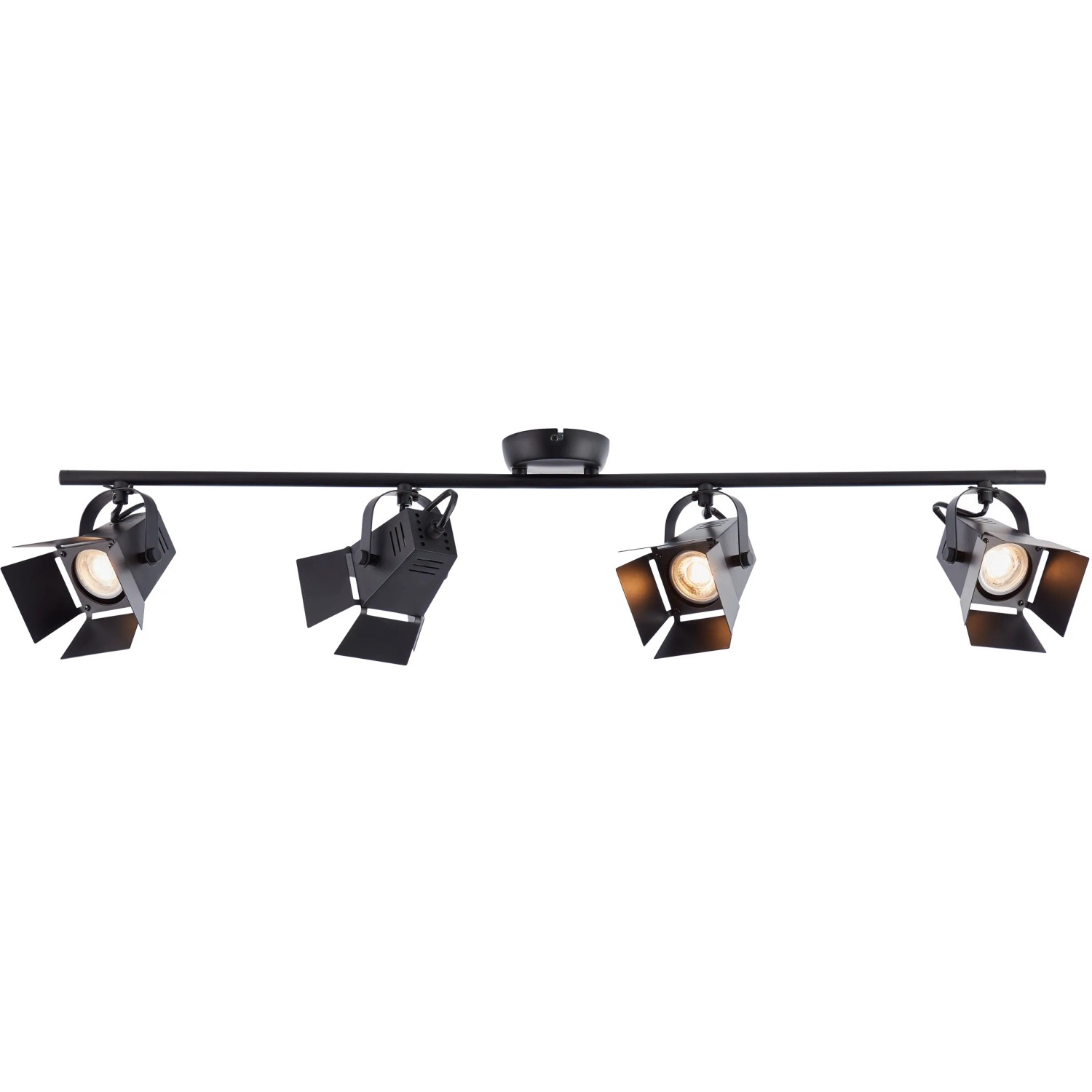 Brilliant Zoey LED Spotrohr 4-flammig - Drehbarer Strahlerbalken 4x4W 280lm Chrom/Weiß