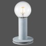Just Light Tischleuchte Turn me Beton, H 14,1 cm. Designlampe in Betonoptik mit runder Glühbirne.