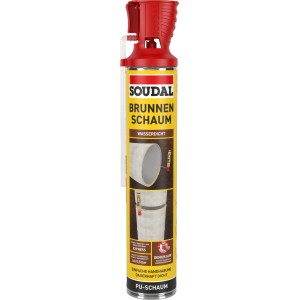 Soudal Brunnenschaum 750ml Dose, PU-Schaum zum Abdichten von Schachtringen.