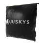 Juskys Abdeckung CoverSafe Pro, 170x95x75cm, für Gartenmöbel. Schwarze Schutzhülle mit Logo.