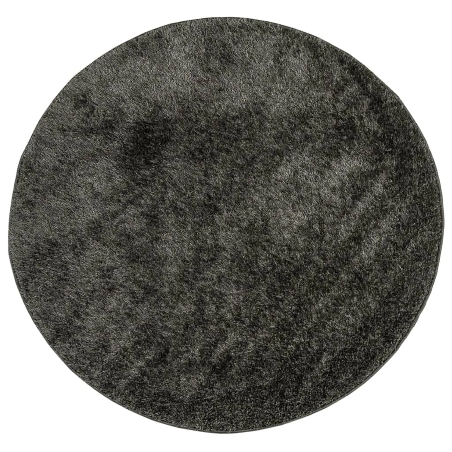 vidaXL Teppich Istan Hochflor Glänzend Anthrazit  100 Cm 1931433 günstig online kaufen