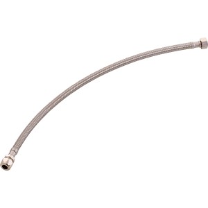 Flexibler Armaturen-Schlauchverbinder, 500 mm, Edelstahl, für Wasseranschluss.