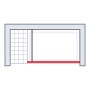 Schulte Walk-In Dusche Alexa Style 2.0 mit DekorDezent, 100x190 cm.