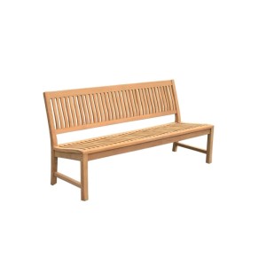 Lex Premium Teak Gartenbank Kingsbury Teakbank Parkbank Teakbank 180cm