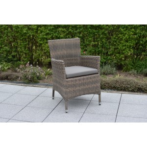 Merxx Teneriffa Sessel mit Sitzkissen, Teil des 13-tlg. Gartenmöbel-Sets.