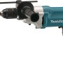 Makita Bohrmaschine DP4011J (720 W) mit Koffer, blau/silber. Bohrmaschine für Holz- und Metallarbeiten.
