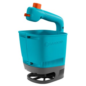 Gardena Handstreuer M für Dünger, Saat und Streugut. Handlicher Streuwagen für kleine Flächen.