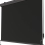 Anthrazitfarbene Vertikalmarkise Loverna 1,4x2m mit Kassette für Balkon und Terrasse.
