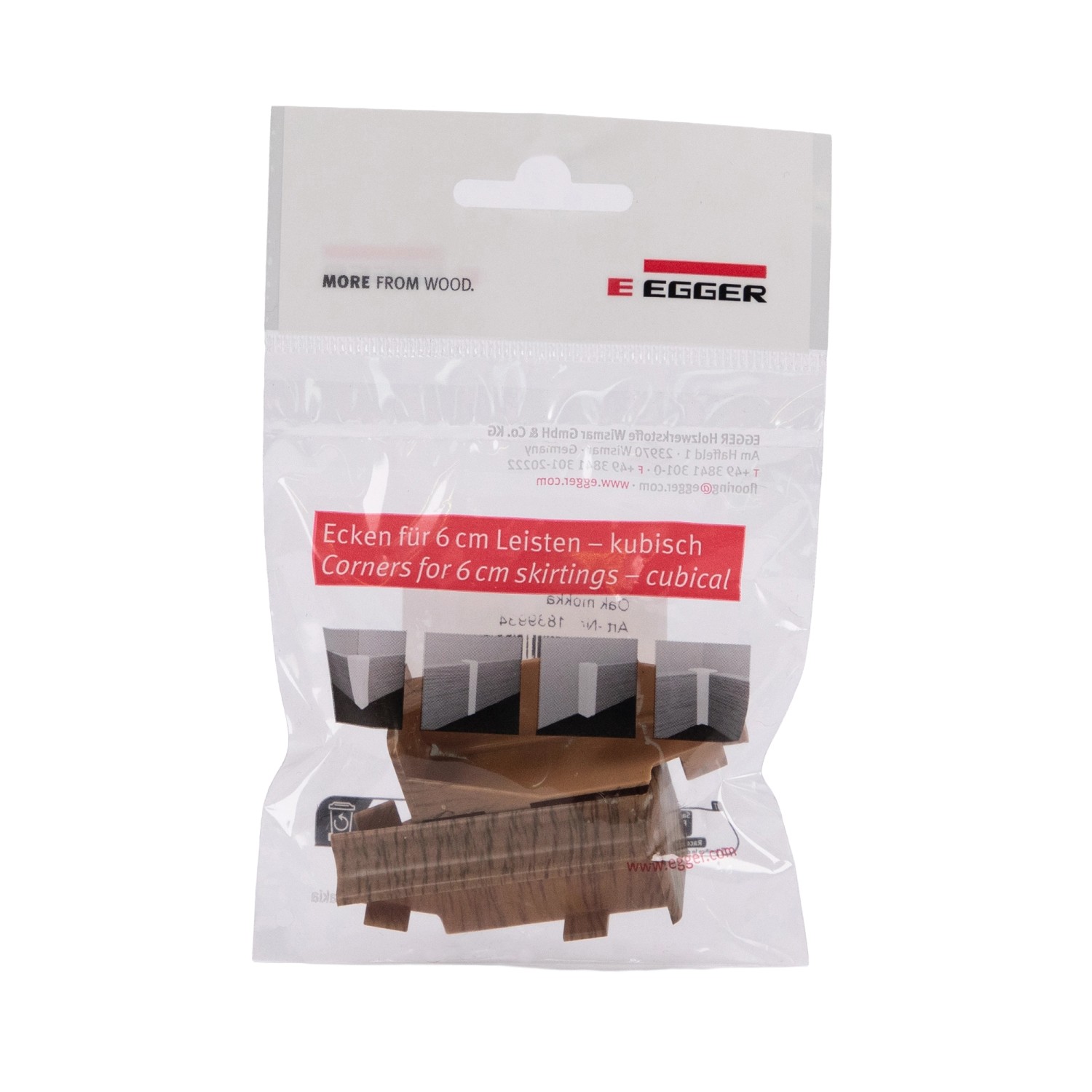 Egger Innenecke Kubisch 6 cm Eiche Mokka 2 Stück günstig online kaufen