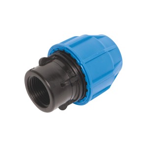 LUX-TOOLS Anschlussverschraubung für PE-Rohre, 32 mm Durchmesser, Kaltwassersysteme.