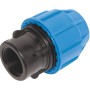 LUX-TOOLS Anschlussverschraubung für PE-Rohre, 32 mm Durchmesser, Kaltwassersysteme.