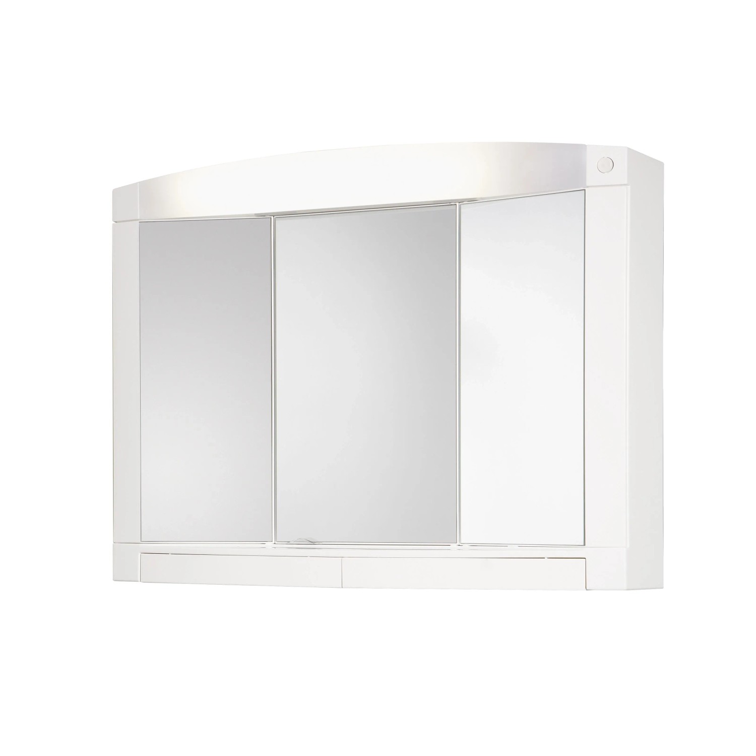 Jokey Spiegelschrank Swing 76 cm x 58 cm Weiß Hochglanz