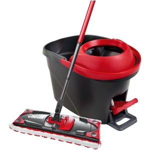 Vileda EasyWring UltraMax Turbo Bodenwischer-Set mit Eimer und Auswring-Mechanismus.