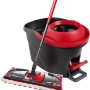 Vileda EasyWring UltraMax Turbo Bodenwischer-Set mit Eimer und Auswring-Mechanismus.