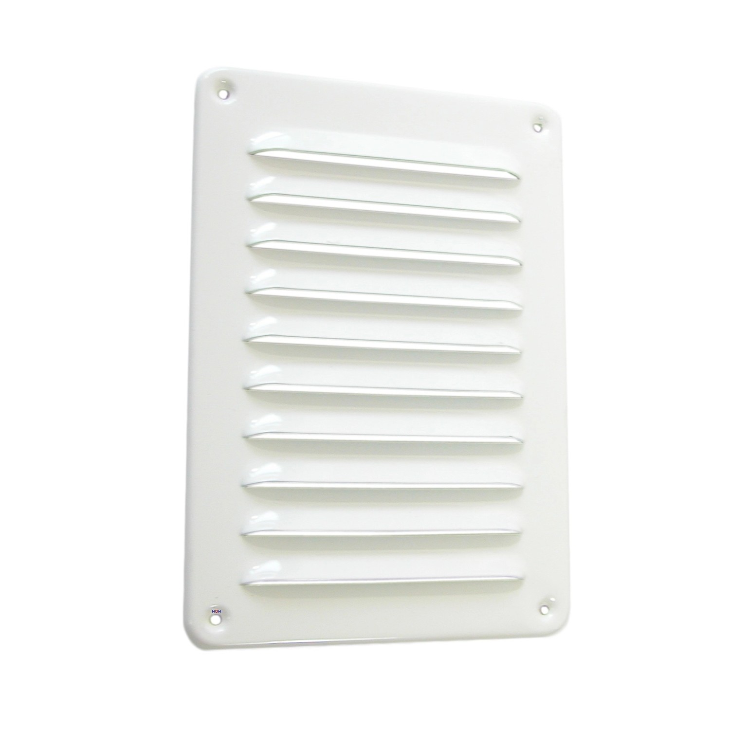 Häusler Lüftungsgitter LG-1521 W Lamellengitter Alu Weiß 150 x 215 Abluftgitter