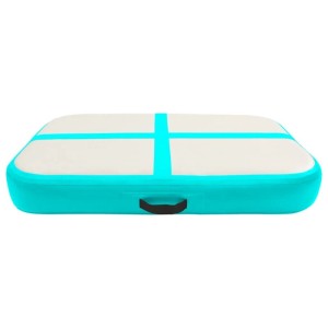 vidaXL Aufblasbare Gymnastikmatte mit Pumpe 60x100x20 cm PVC Grün 92657