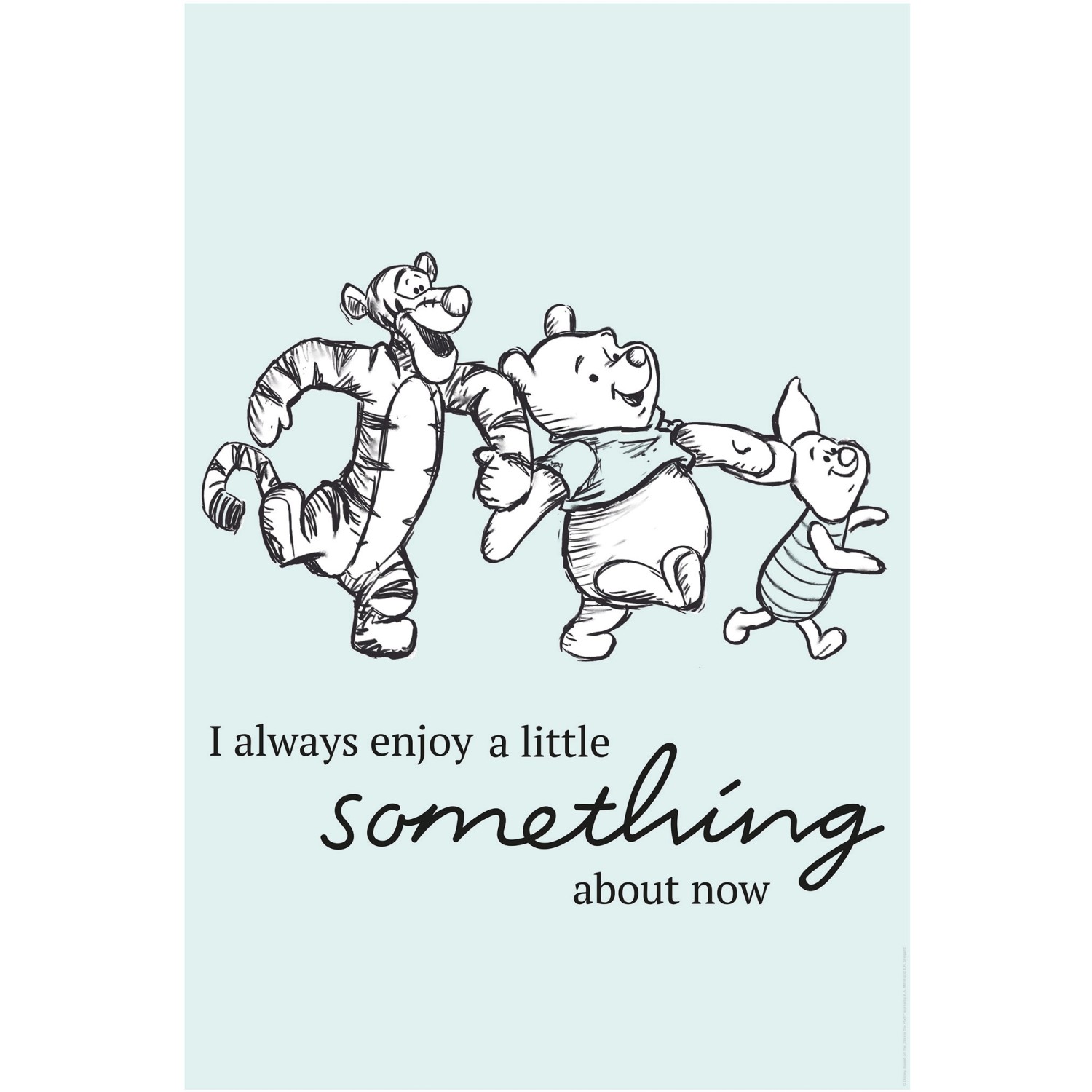 Komar Wandbild Winnie Pooh Something 50 x 70 cm günstig online kaufen