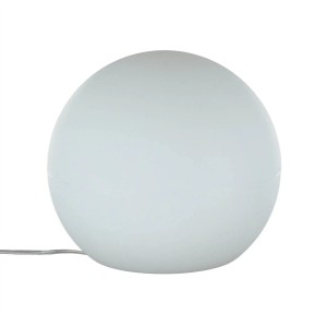 Licht-Erlebnisse Beistelllampe Kugel Rund Ø 30 cm26,5 cm Hock Weiß Inkl. LED E27 2700 K