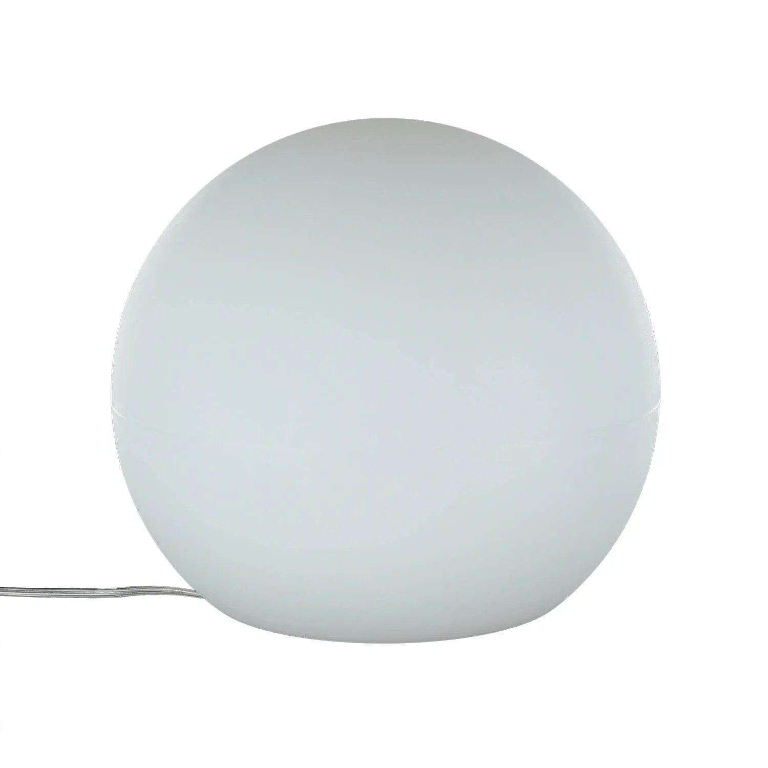 Licht-Erlebnisse Beistelllampe Kugel Rund Ø 30 cm26,5 cm Hock Weiß Inkl. LED E27 2700 K