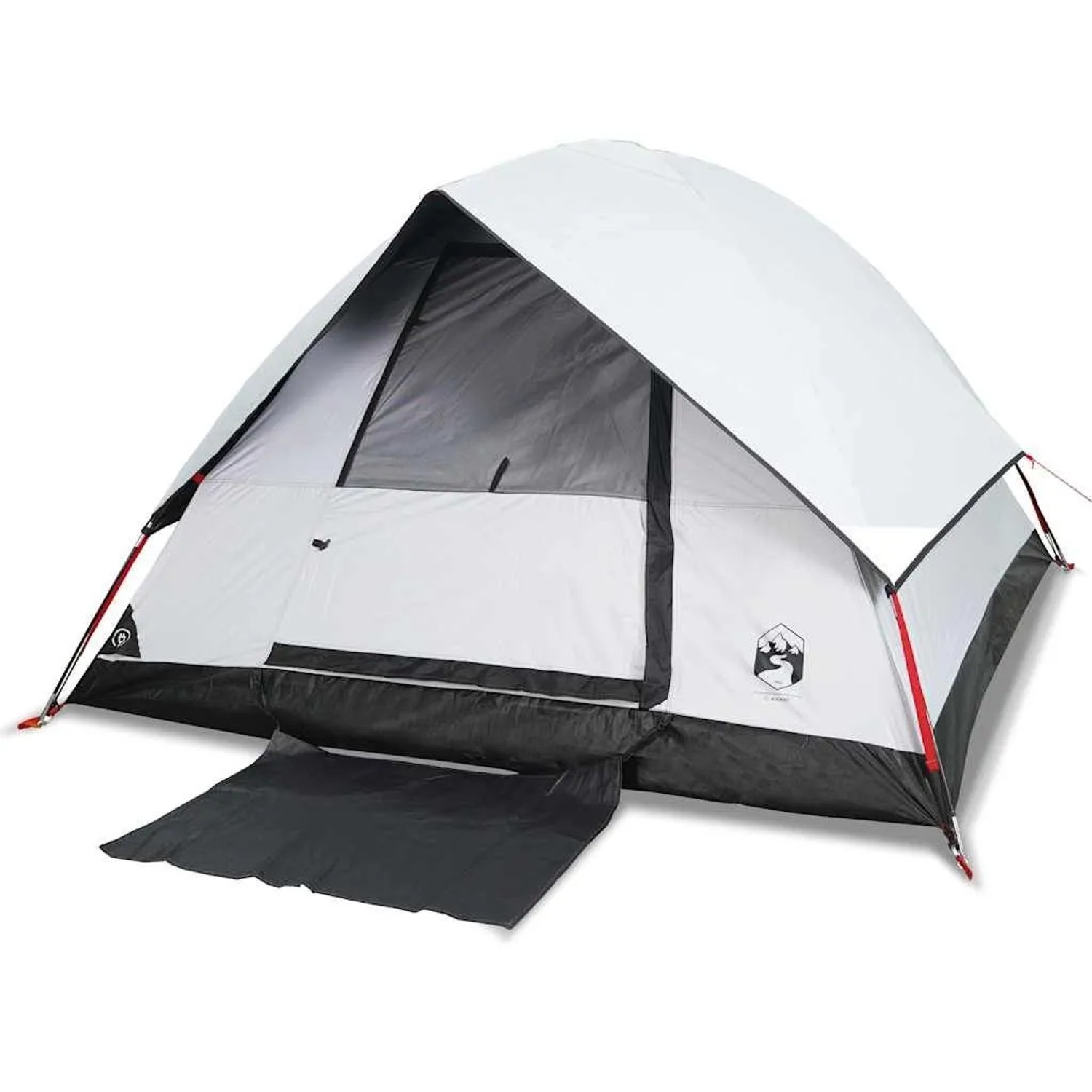 Furnicato Campingzelt Kuppelzelt Weiß 215 X 150 X 127 Cm