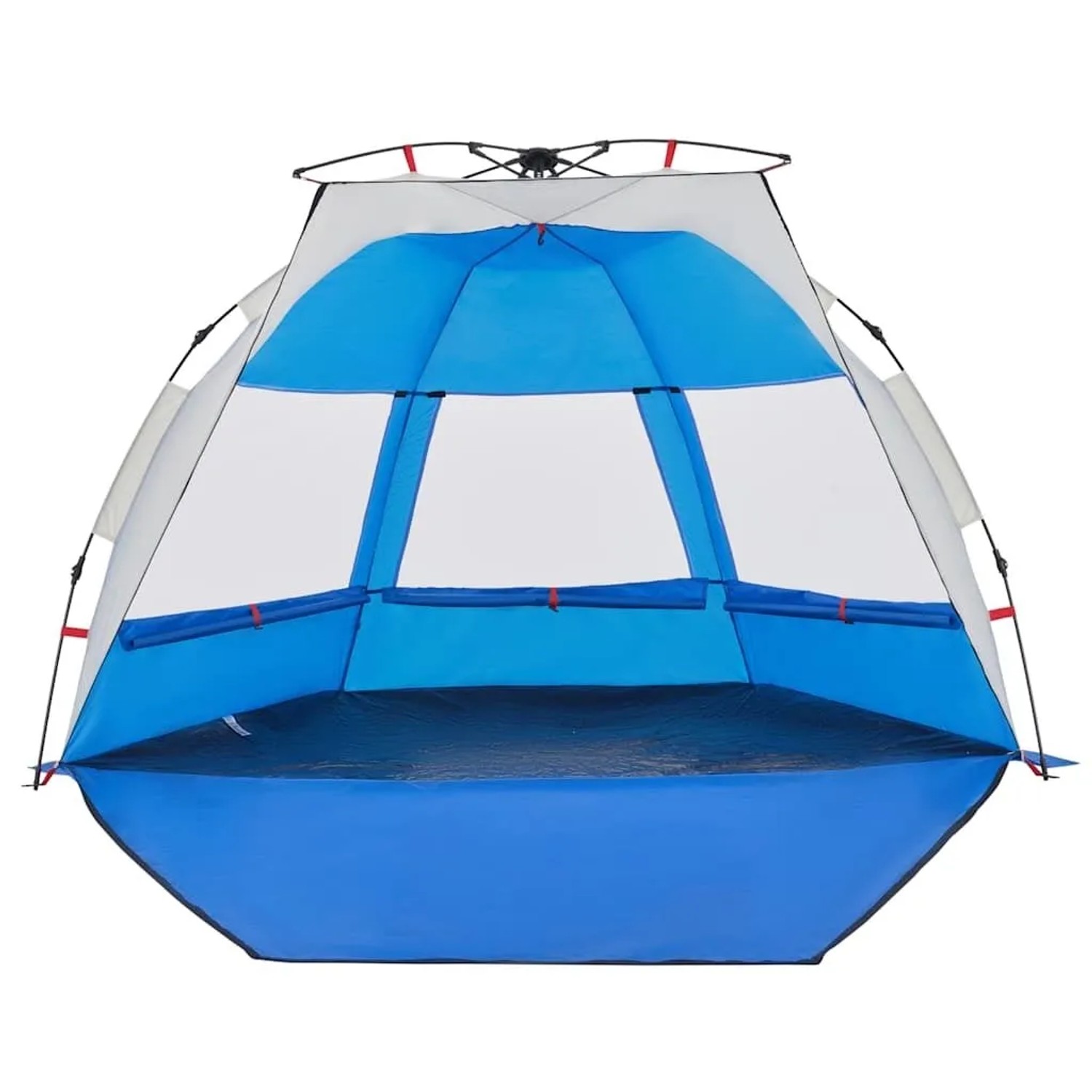 vidaXL Strandzelt 2 Personen Azurblau Quick Release Wasserdicht 4005308_8
