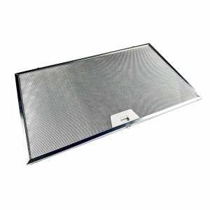AIR2GO Metall-Fettfilter 506x300mm für Dunstabzugshauben, silberfarben.