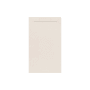 Beige Frascio Duschwanne 150x90 cm aus Kunstharz und Marmorpulver mit Steinoptik.